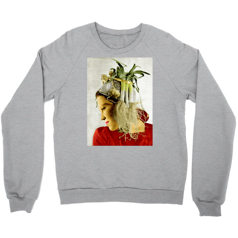 Funny German World War Two Woman Fashion Model Col Crewneck Sweatshirt | Artistshot