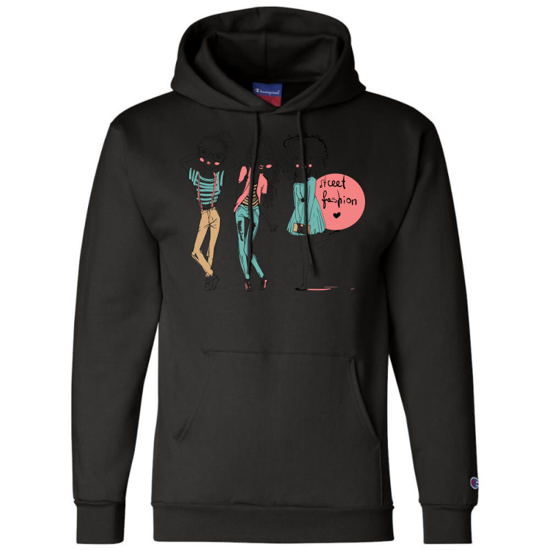 Street Fashion Hippie Champion Hoodie | Artistshot