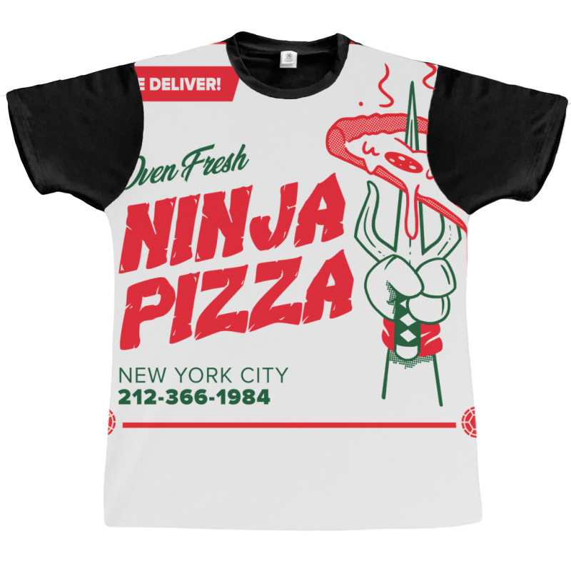 Pizza Delivery Graphic T-shirt by viickybubolzw | Artistshot