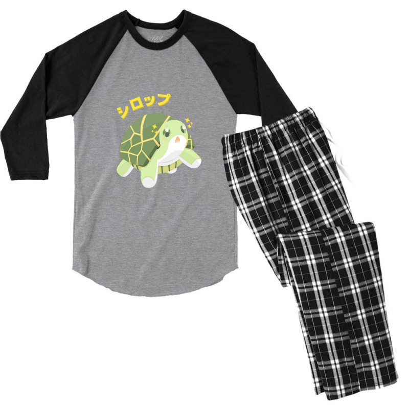 Syrup The Turtle   Bofuri Men's 3/4 Sleeve Pajama Set | Artistshot