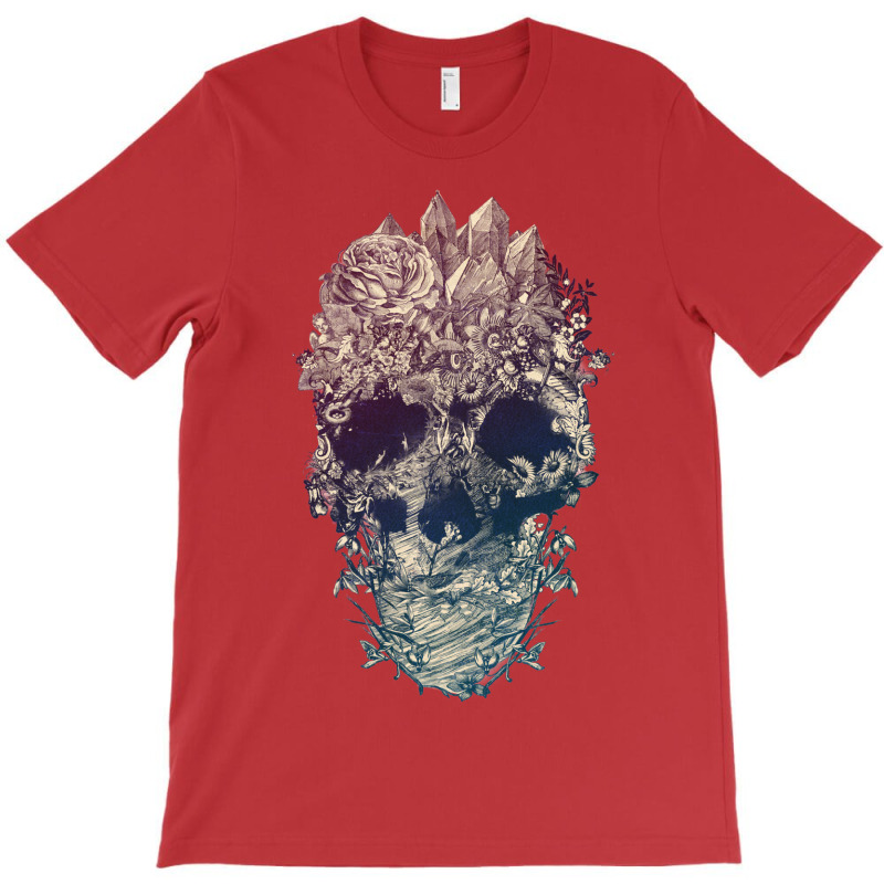 Skull Floral T-shirt | Artistshot