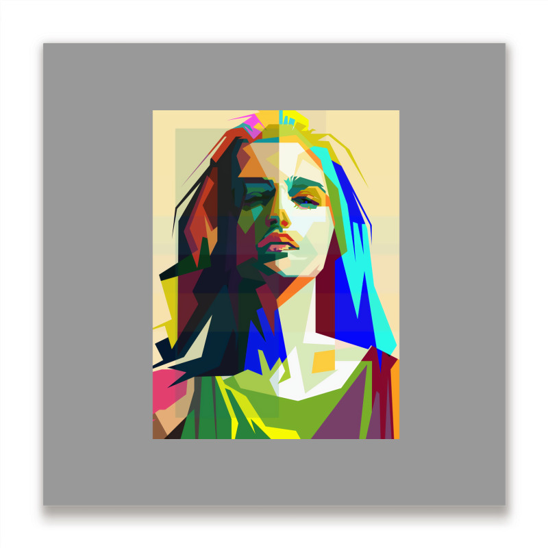 Fashion Modelling Cool Metal Print Square | Artistshot