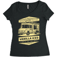 Fresh Natural Vanilla Ices Ice Ice Cream Women's Triblend Scoop T-shirt | Artistshot