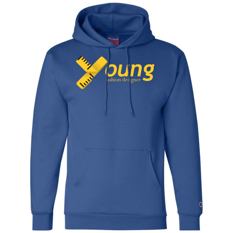 Young Fashion Designer Girl Champion Hoodie | Artistshot