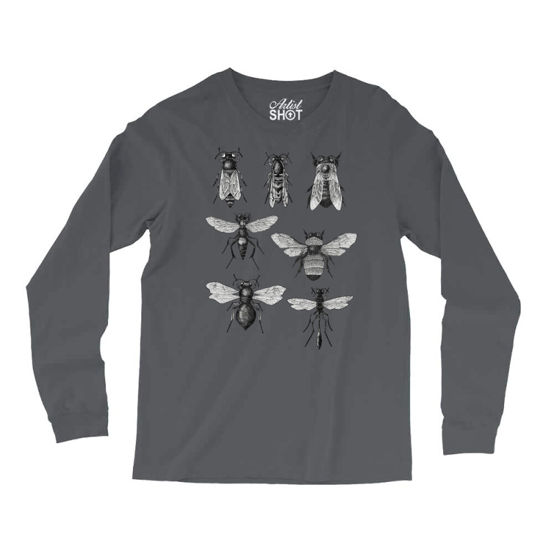 Bees And Wasp Funny Hippie Long Sleeve Shirts | Artistshot