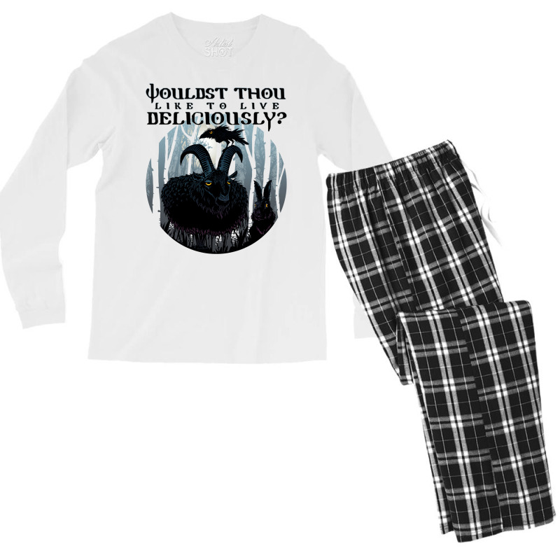 Evil Trio Men's Long Sleeve Pajama Set | Artistshot