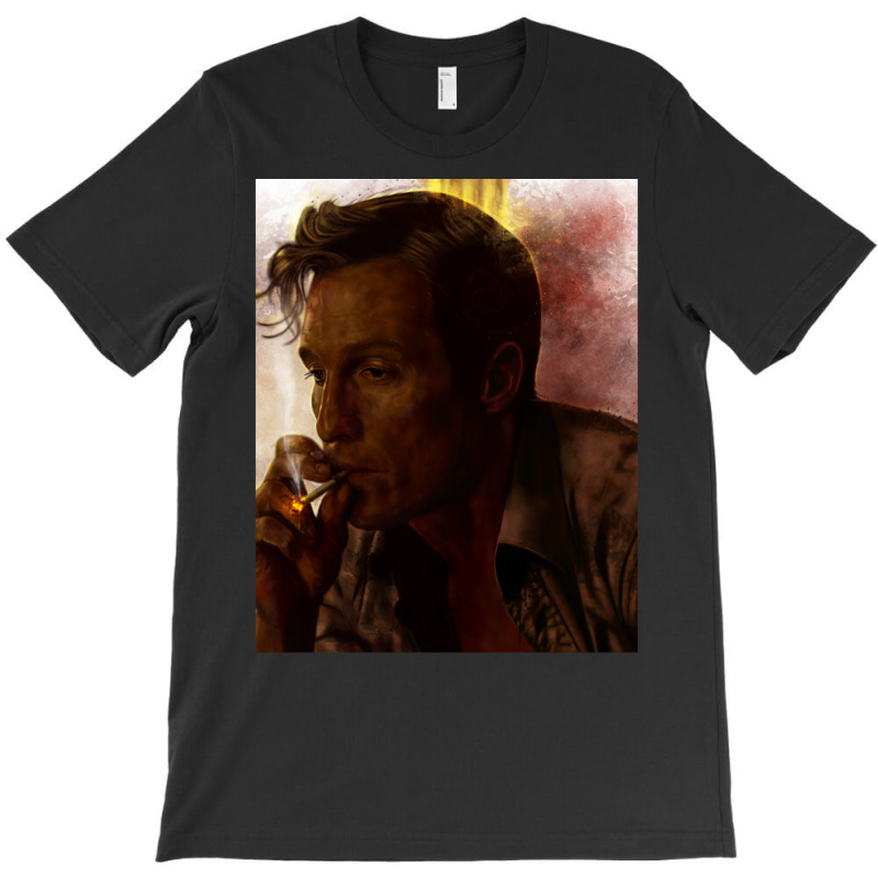 True Detective   Rust Cohle T-Shirt by nadiehirlok | Artistshot