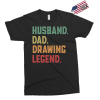 Husband Dad Drawing Legend Draw Vintage Exclusive T-shirt | Artistshot