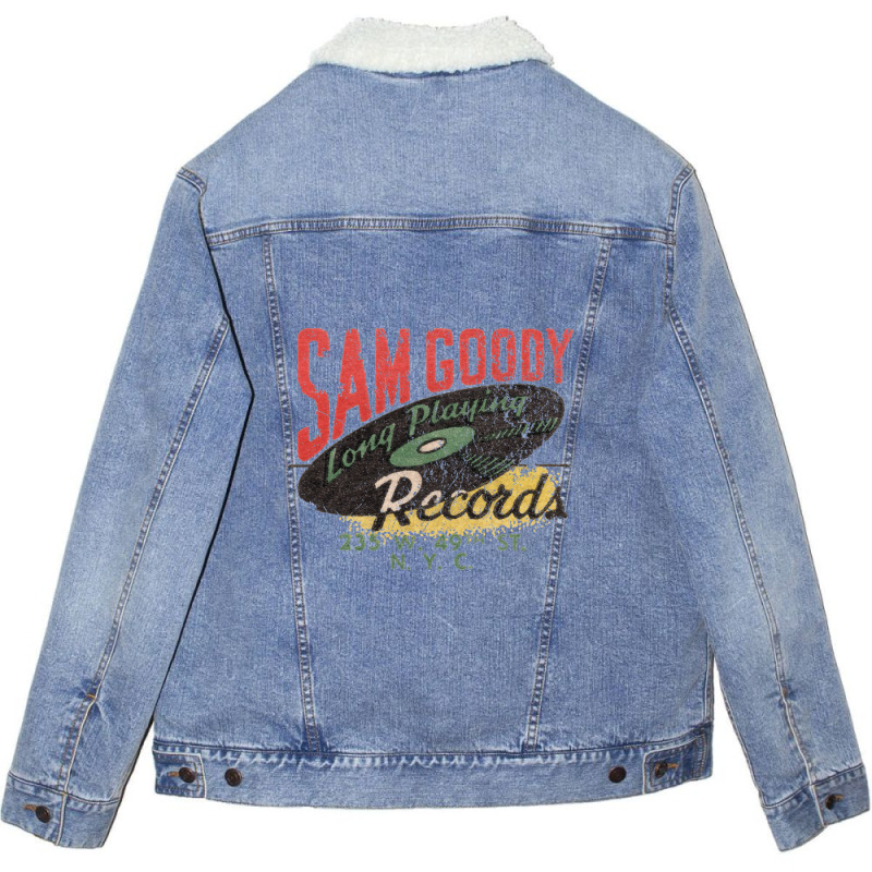 Sam Goody Records Unisex Sherpa-lined Denim Jacket | Artistshot