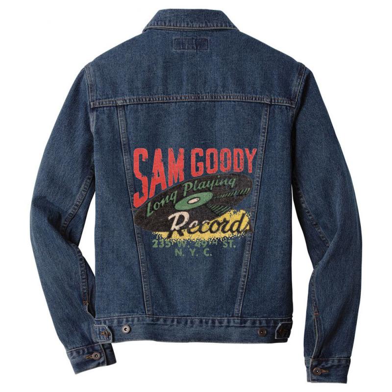 Sam Goody Records Men Denim Jacket | Artistshot