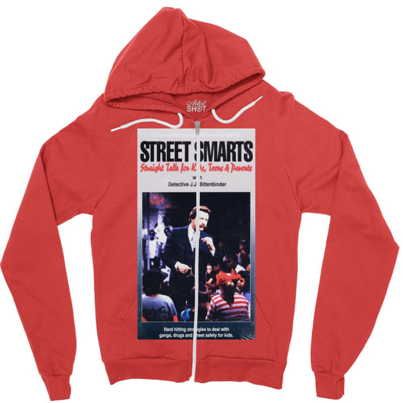 Street Smarts Zipper Hoodie by molaeilyvq | Artistshot