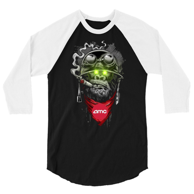 Amc Ape 3/4 Sleeve Shirt | Artistshot