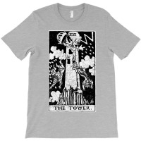 The Tower Tarot Card   Major Arcana   Fortune Tell T-shirt | Artistshot