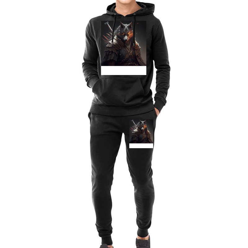 Samurai At The Head Of A Wolf V5 Cool Hoodie & Jogger Set | Artistshot