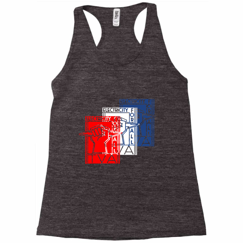 Tva Tennessee Valley Authority Patriotic New Deal Racerback Tank by jorsievinettc | Artistshot