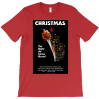 Christmas (halloween Poster Parody)  (1) T-shirt | Artistshot