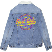 Fight Like A Final Girl Unisex Sherpa-lined Denim Jacket | Artistshot