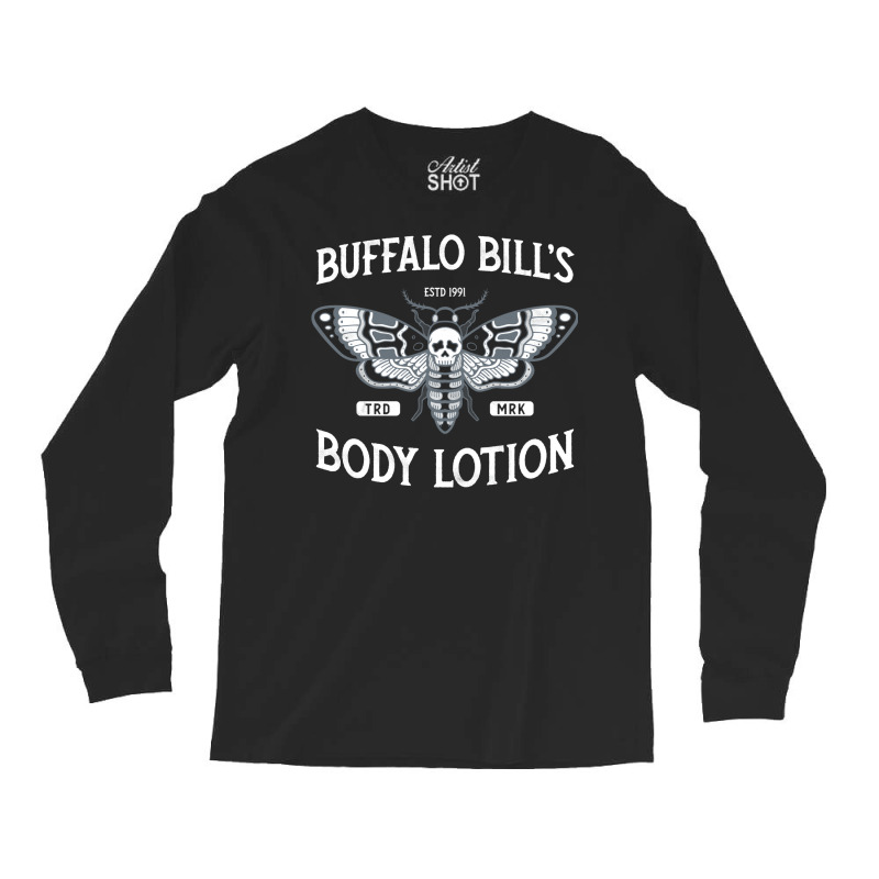 Buffalo Bill's Body Lotion   Horror   Death's Head Long Sleeve Shirts | Artistshot