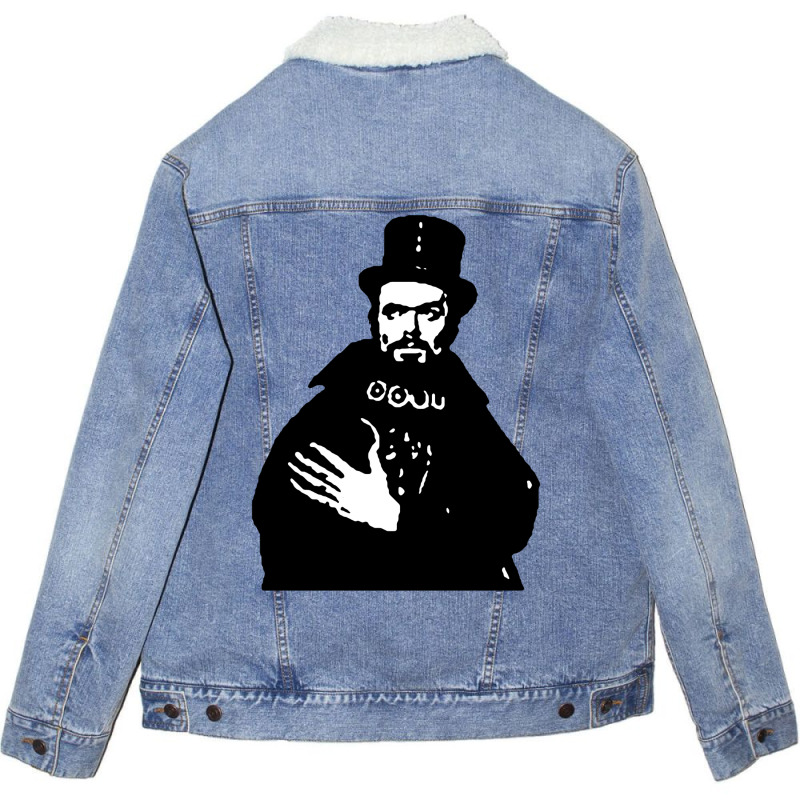 Coffin Joe Unisex Sherpa-Lined Denim Jacket by cevassanadel | Artistshot