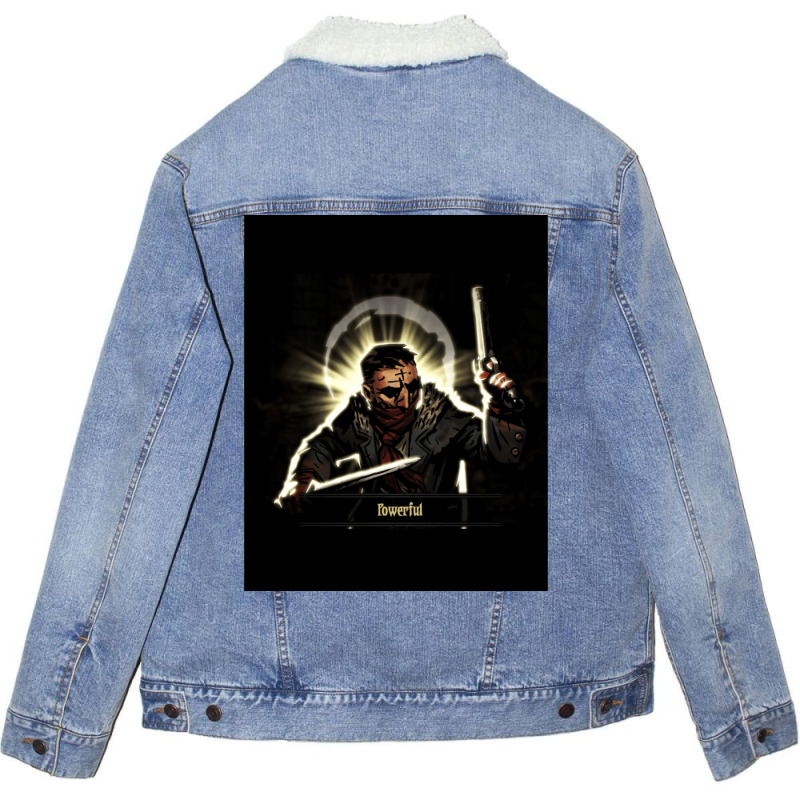 Highwayman's Resolve Unisex Sherpa-Lined Denim Jacket by cevassanadel | Artistshot