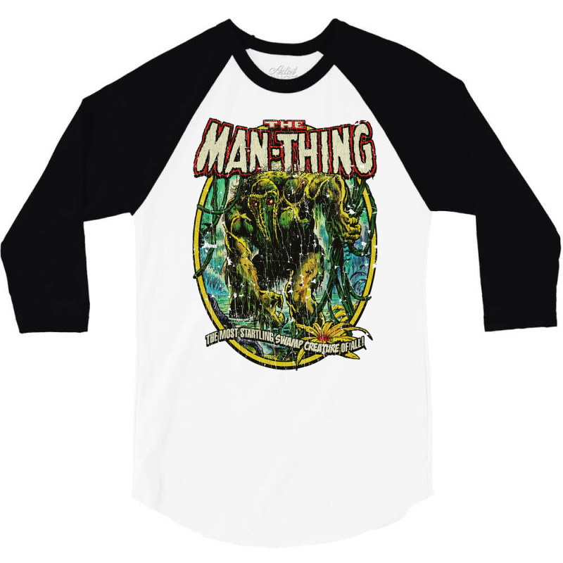 Horror The Man Thing 1974 3/4 Sleeve Shirt | Artistshot