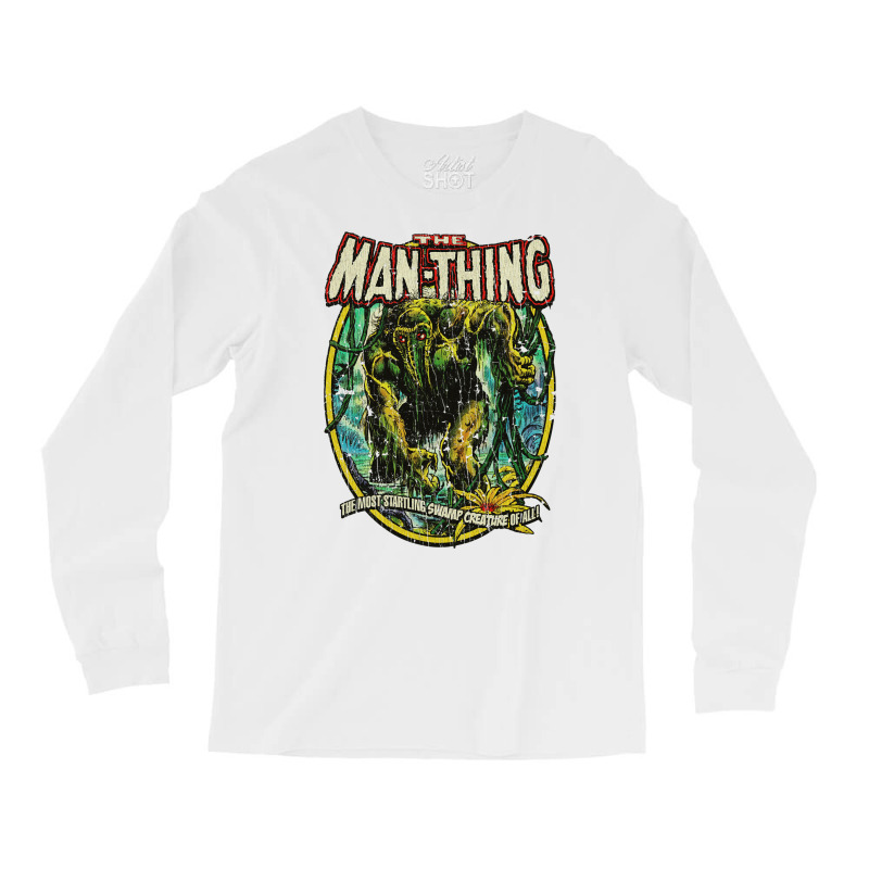 Horror The Man Thing 1974 Long Sleeve Shirts | Artistshot