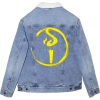 Light Bearer Symbol Unisex Sherpa-lined Denim Jacket | Artistshot