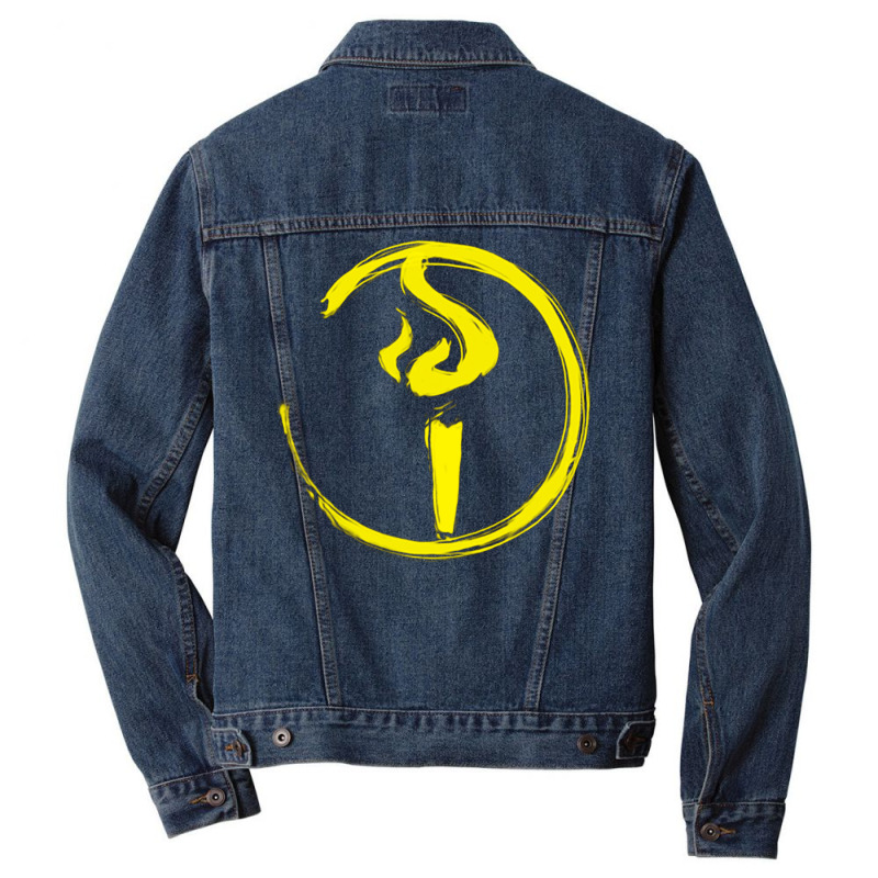 Light Bearer Symbol Men Denim Jacket by cevassanadel | Artistshot