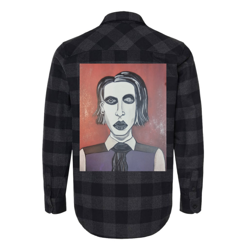 Marilyn Manson Flannel Shirt by cevassanadel | Artistshot