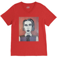 Marilyn Manson V-neck Tee | Artistshot