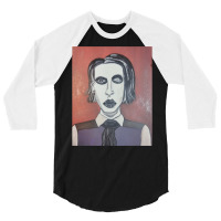 Marilyn Manson 3/4 Sleeve Shirt | Artistshot