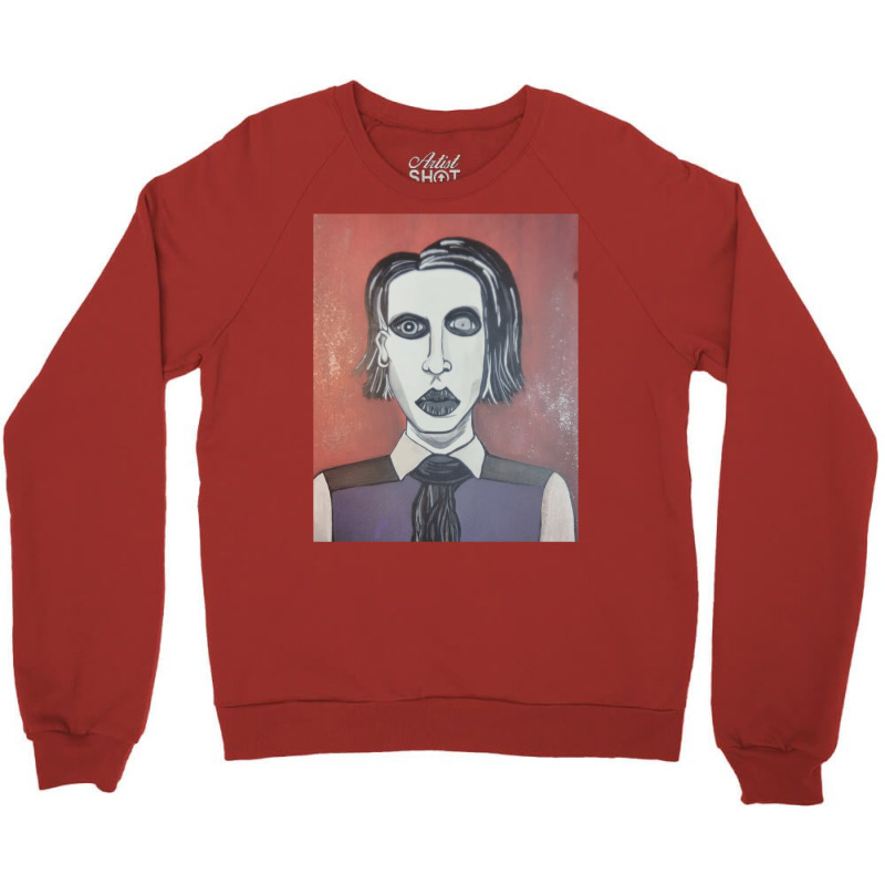 Marilyn Manson Crewneck Sweatshirt by cevassanadel | Artistshot