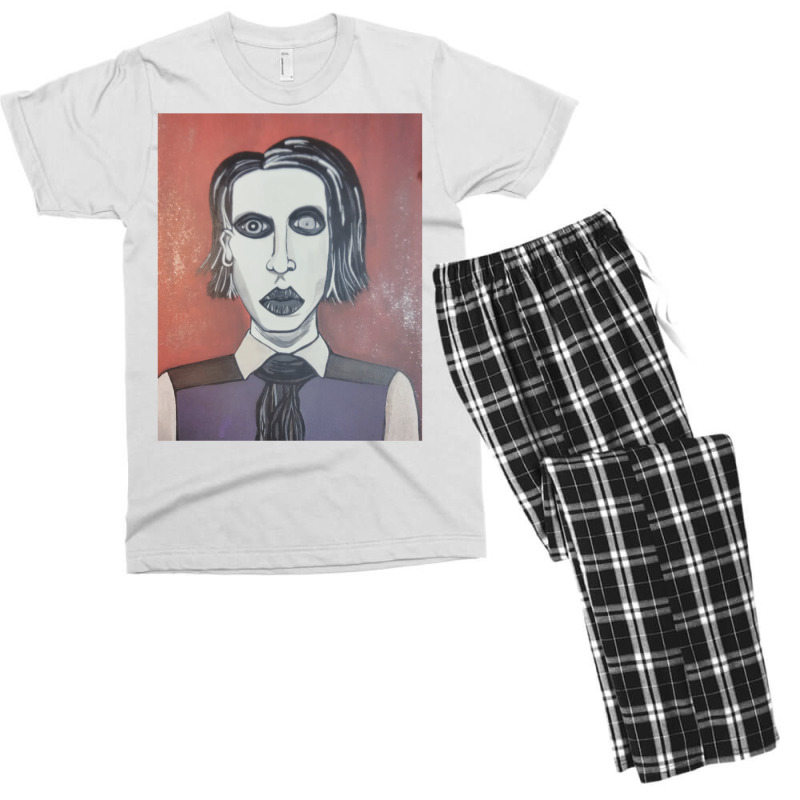 Marilyn Manson Men's T-shirt Pajama Set by cevassanadel | Artistshot