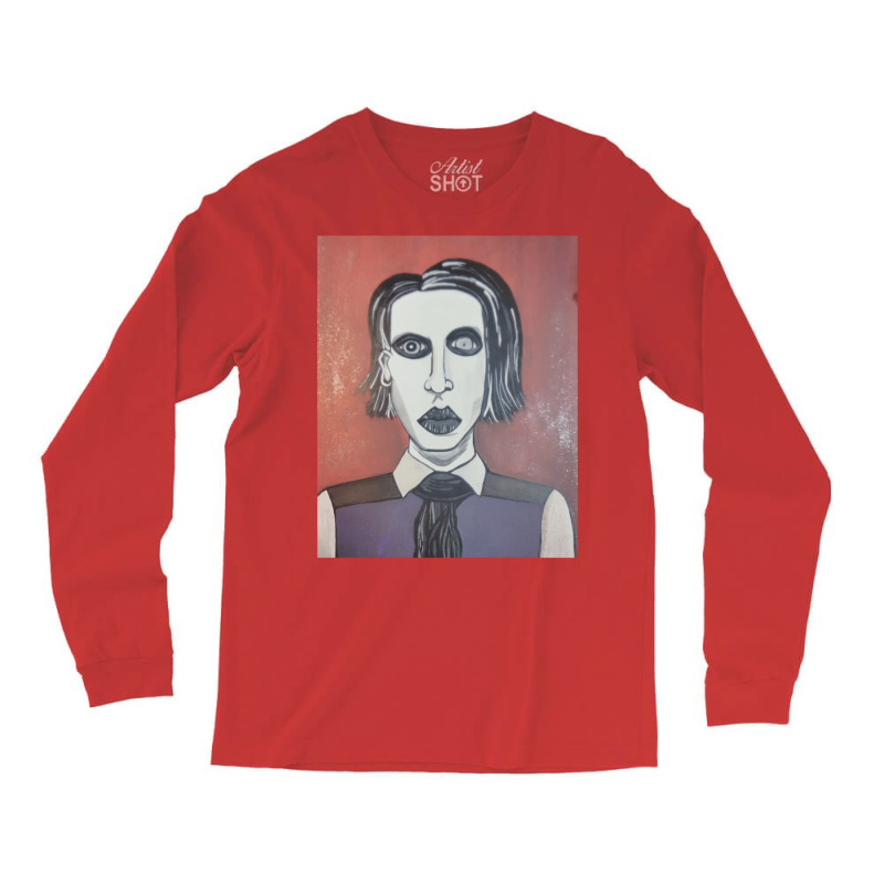 Marilyn Manson Long Sleeve Shirts by cevassanadel | Artistshot