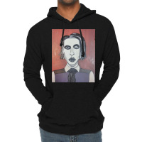 Marilyn Manson Lightweight Hoodie | Artistshot