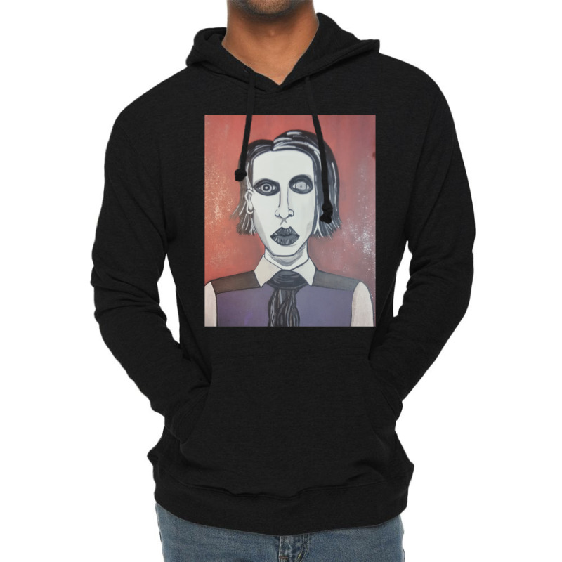 Marilyn Manson Lightweight Hoodie by cevassanadel | Artistshot