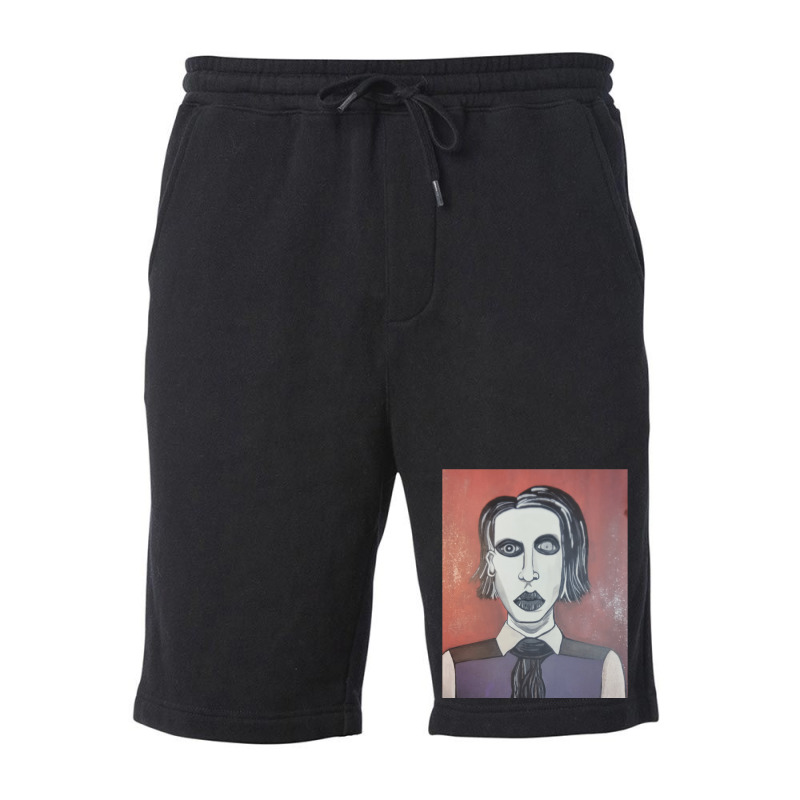 Marilyn Manson Fleece Short by cevassanadel | Artistshot