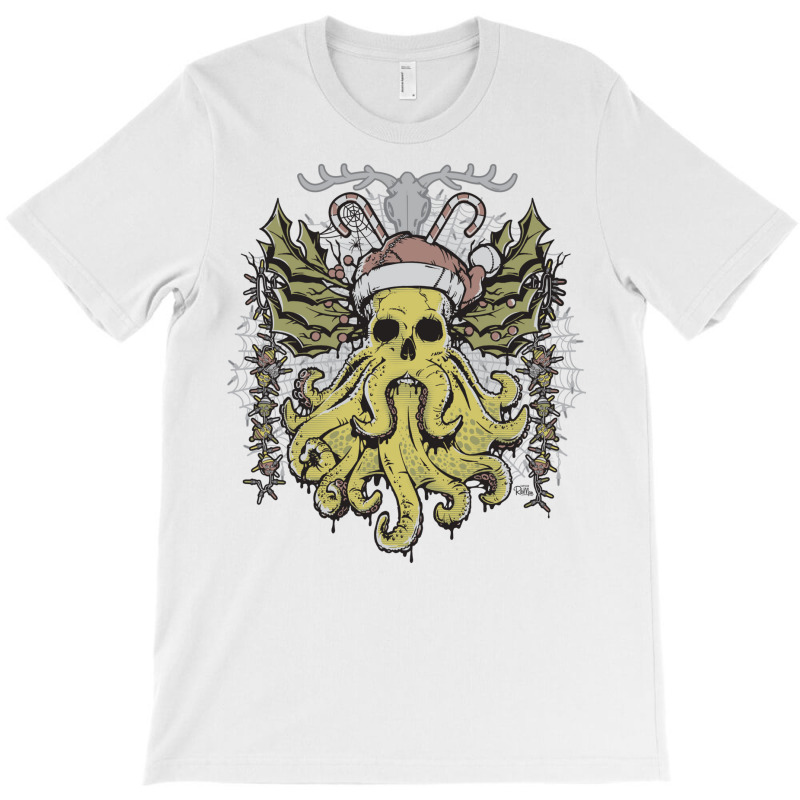 Merry Cthulhumas! T-Shirt by cevassanadel | Artistshot