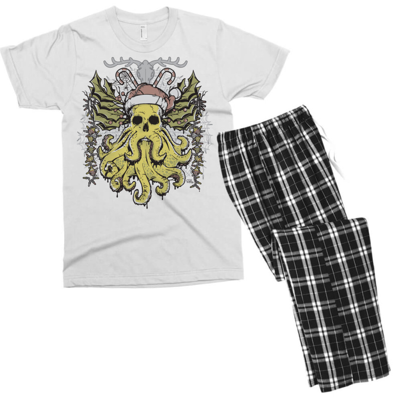 Merry Cthulhumas! Men's T-shirt Pajama Set by cevassanadel | Artistshot