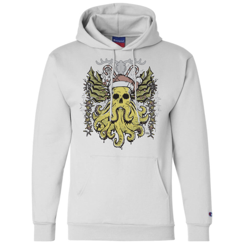 Merry Cthulhumas! Champion Hoodie by cevassanadel | Artistshot