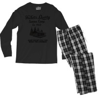 Hackett S Quarry Summer Camp   What Doesn T Kill Y Men's Long Sleeve Pajama Set | Artistshot