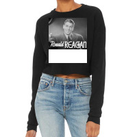 Ronald Reagan In Dark Victory Cropped Sweater | Artistshot