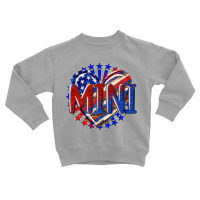 American Mini Heart Toddler Sweatshirt | Artistshot