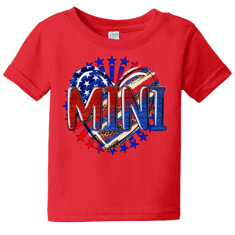 American Mini Heart Baby Tee by enoddigitalart@gmail.com | Artistshot