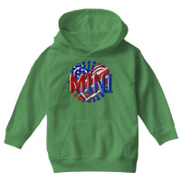 American Mini Heart Youth Hoodie | Artistshot