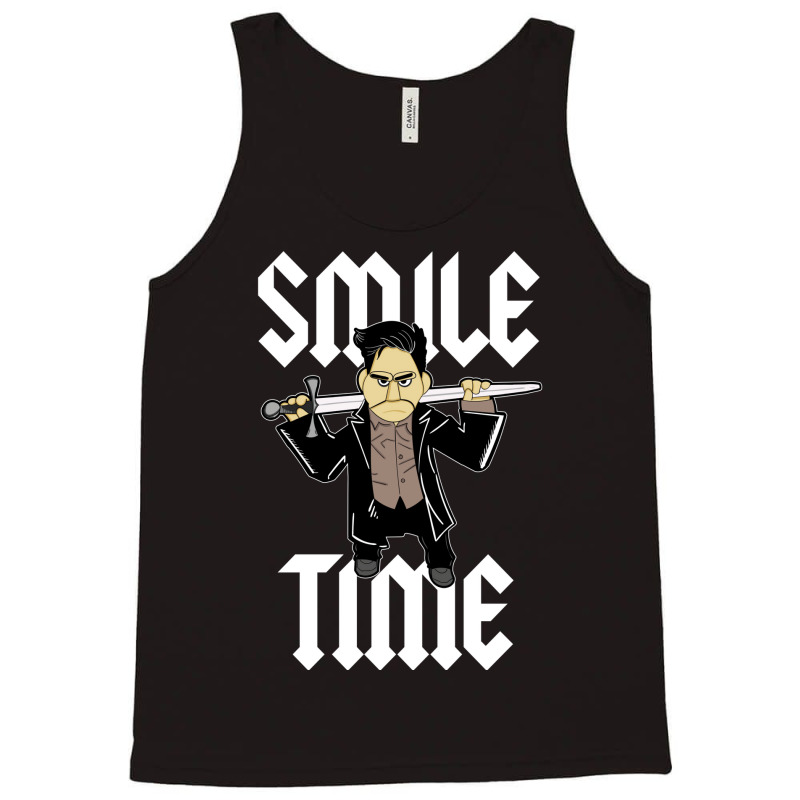 Smile Time Puppet Tank Top by superivelisy | Artistshot