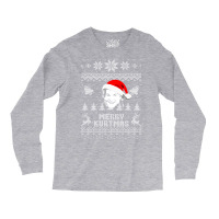 Merry Kurtmas Parody Christmas Shirt Long Sleeve Shirts | Artistshot