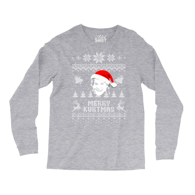 Merry Kurtmas Parody Christmas Shirt Long Sleeve Shirts | Artistshot