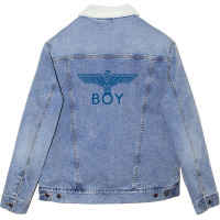 Boy-london Unisex Sherpa-lined Denim Jacket | Artistshot