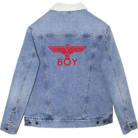 Boy-london Unisex Sherpa-lined Denim Jacket | Artistshot